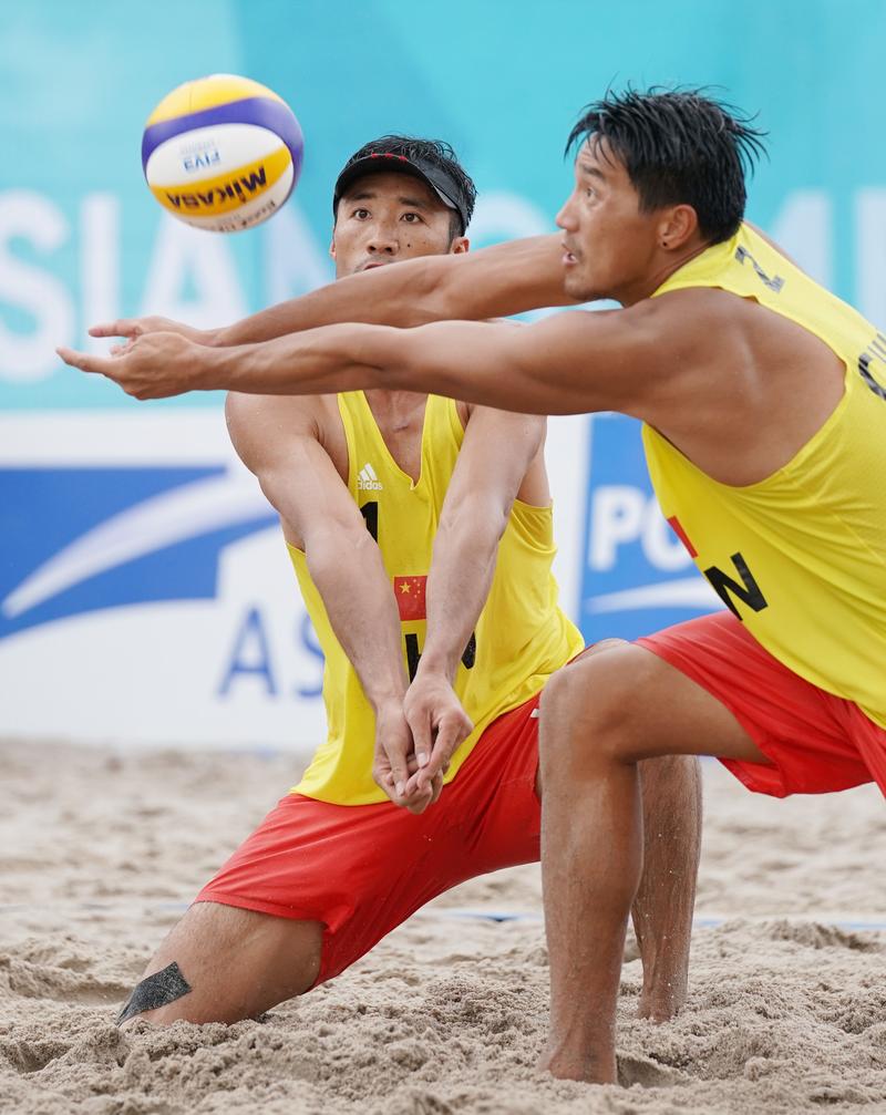 沙滩排球韩国vs中国
